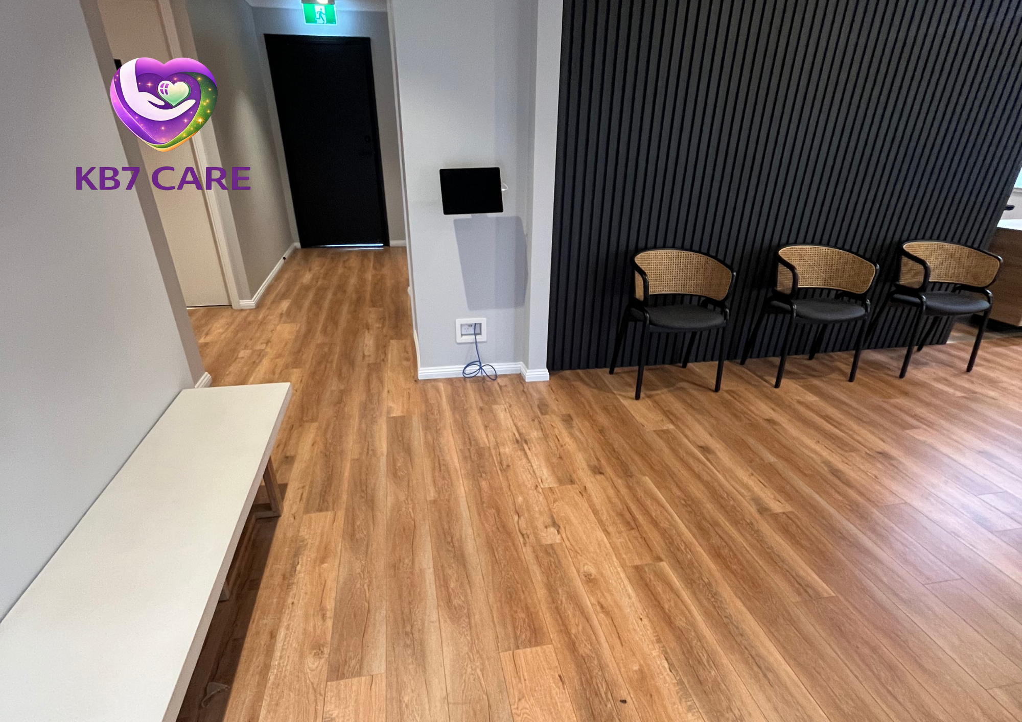 KB7 CARE office hallway