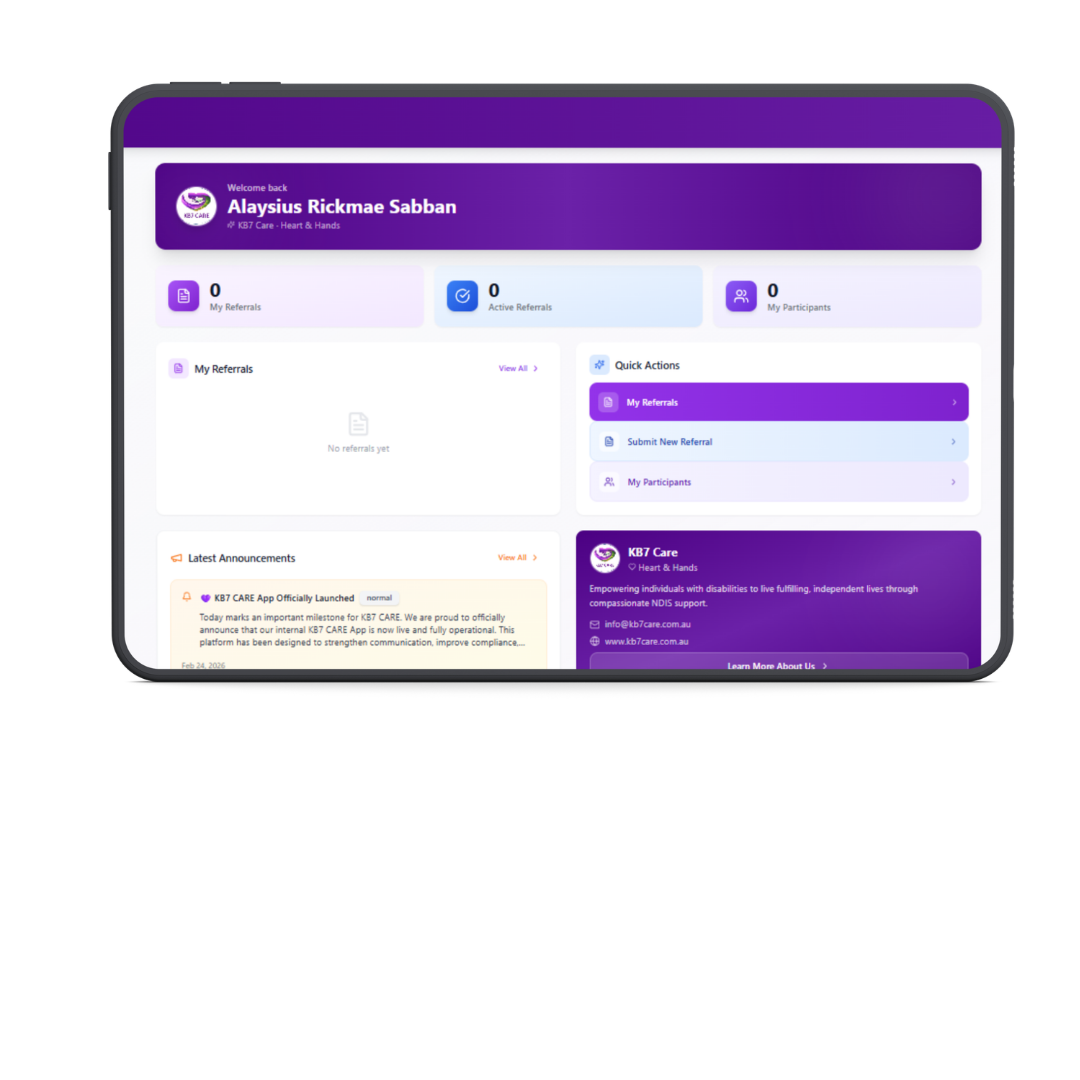 KB7 CARE Mobile App